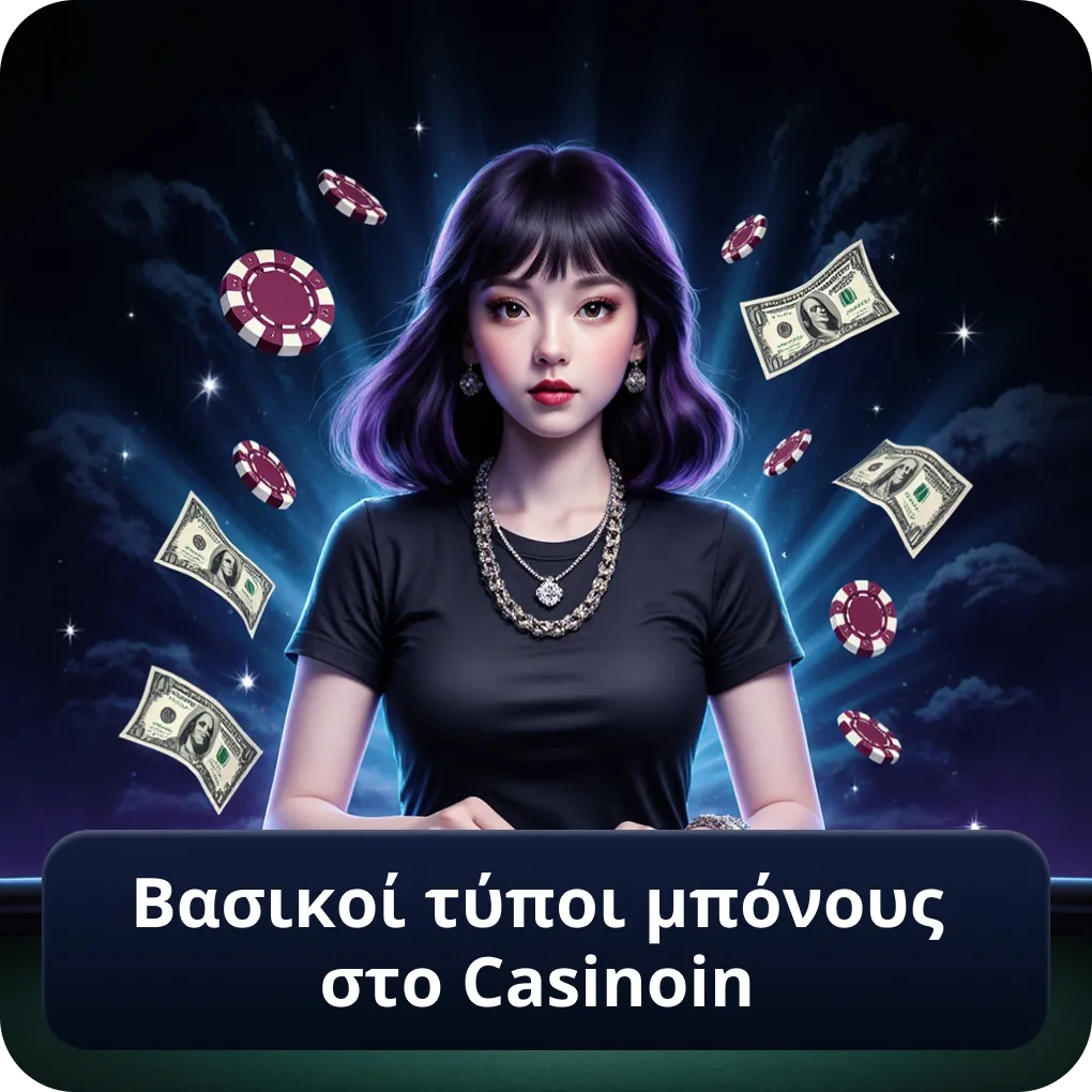 Βασικοί τύποι μπόνους στο Casinoin